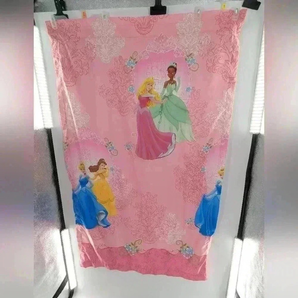 Set of 2 girls room Disney Princess window curtains drapes panels With Sub Panel - Picture 9 of 16